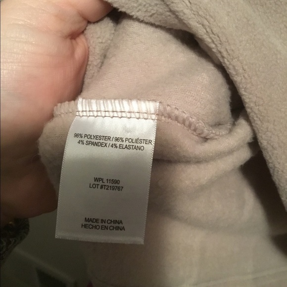 Tan mock neck long sleeve top - Picture 4 of 5